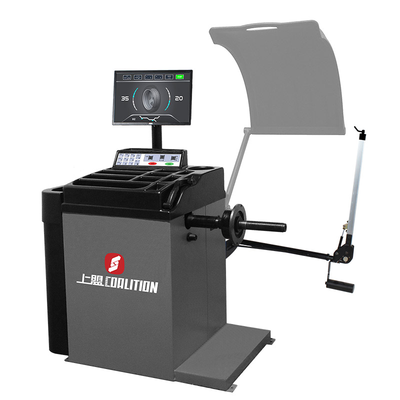 CB650 Computerized LCD display fully automatic wheel balancing machine