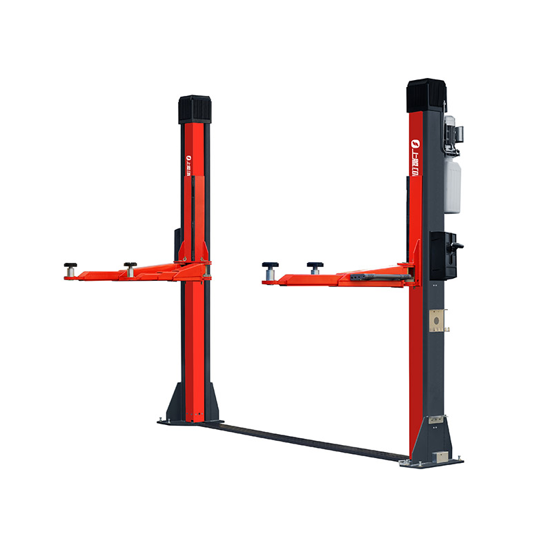 EF450 45-degree Angle Asymmetric Floor Plate Two Post Lift