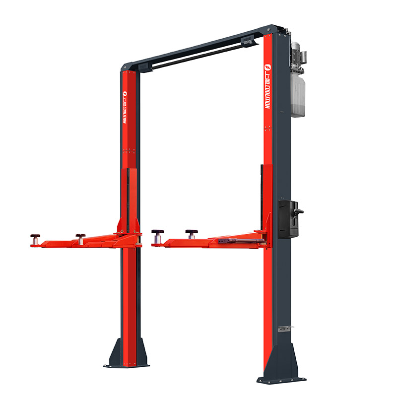 EF500 45-degree Angle Asymmetric Gantry Two Post Lift