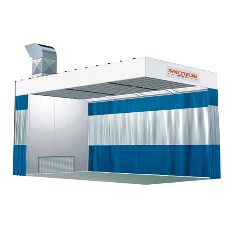 SMD-10  Auto Paint Room/Spray Booth for Cars Diesel Burner Electrical Heating Spray Booth for Vehicle Painting